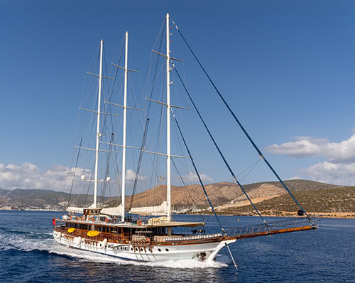 Außenaufnahme Gulet Admiral in der Türkei